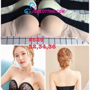 Đồ Lót Thái Lan Chính Hãng 19 Áo Lót sister hood 529 Không dây-Áo quây, Chống trượt, Bám chắc